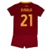 Billige AS Roma Paulo Dybala #21 Hjemmetrøye Barn 2022-23 Kortermet (+ korte bukser)
